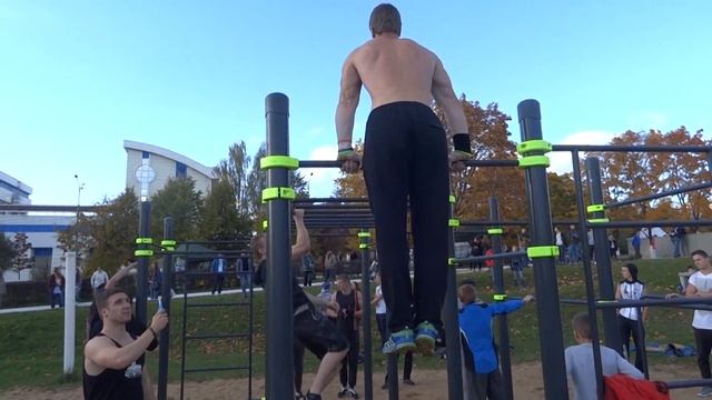 Медленный выход на две руки переходящий в передний вис и обратно медленный выход смотреть онлайн