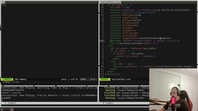 2021_01_15[Rust][nvim] Working on my neovim plugin! | Open Source | !discord смотреть онлайн