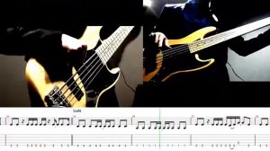 【ゴジラS.P OP】in case../BiSH ベース弾いてみた(Tabあり)　a bass cover of «Godzilla Singular point» OP (with Tab)