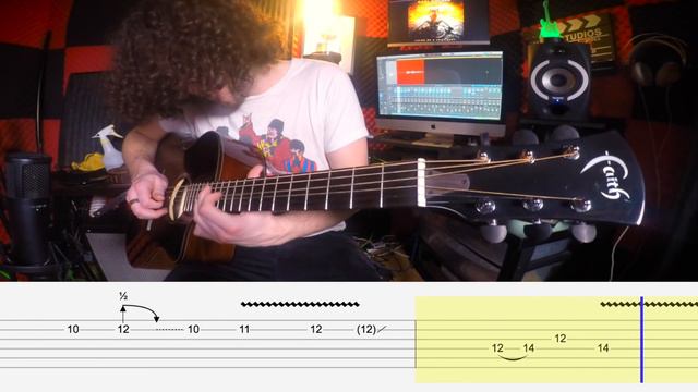 Something by The Beatles | ACOUTIC SOLO COVER | TABS & LESSON смотреть онлайн