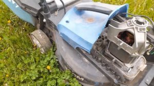 газонокосилка с двигателем от стиральной машины ..