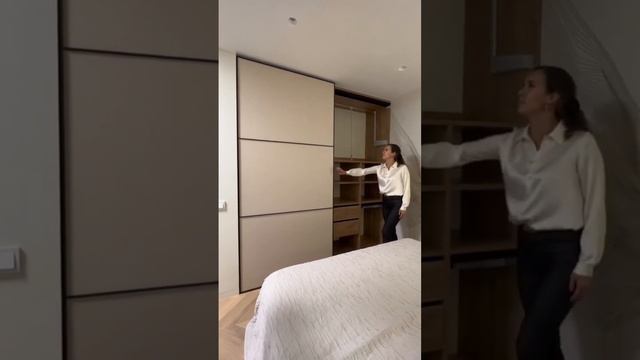 Классное решение для хранения в маленькой спальне! Оцените идею ❤️ #shorts смотреть онлайн