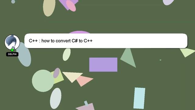 C++ : how to convert C# to C++ смотреть онлайн