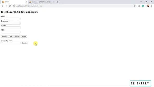 Insert Search Update Delete using PHP смотреть онлайн