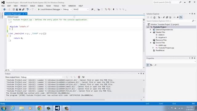 Visual C++ 2012 Tutorial 1 - Installing Visual Studio Express смотреть онлайн