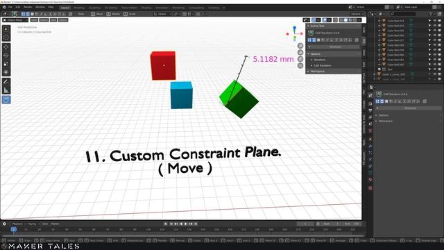 CAD Style Precision Movement In Blender 2.83 | CAD Transform 0.0.8 Addon Update