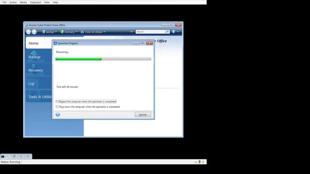 Acronis Cyber Protect Home Office Cloud Recovery (Disk) смотреть онлайн