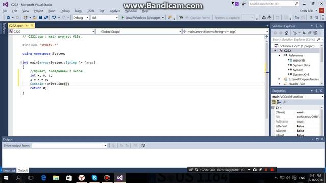 C++ CLR Add 2 num смотреть онлайн