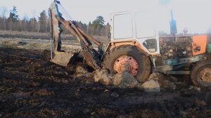 Как мы засадили чужой ЮМЗ экскаватор(ЭО-2621В)