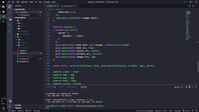 #17 Работа с Stylus в Gulp 4, CSS Препроцессор Stylus - Курс по Gulp 4 [2021] смотреть онлайн