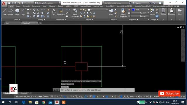 How to get coordinates of Column footings from AutoCAD || Spatial Tube смотреть онлайн