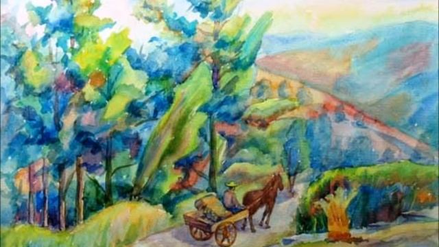 Peintures paysagères de Terre Sainte par l'artiste David Art (Chopin - Paradise) смотреть онлайн