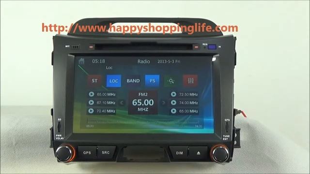 KIA Sportage 2010-2012 Auto Radio DVD GPS Navi Bluetooth TV смотреть онлайн