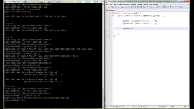 Programming example: Common syntax errors смотреть онлайн