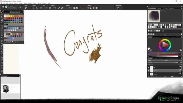 Corel Painter Metallic Brushes & Palette смотреть онлайн