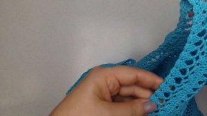 Туника с круглой кокеткой связанная крючком