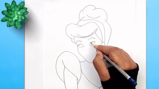 Cinderella Drawing Step by Step Easy | How to Draw Disney Princess #Cinderella смотреть онлайн
