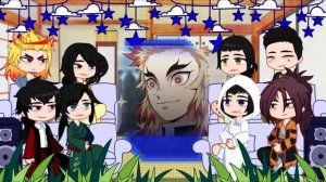 Demon Slayer Families react to their kids // Gacha React