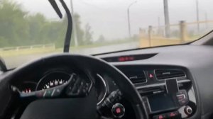 Тест Hankook Ventus Prime 3 на сырой дороге.