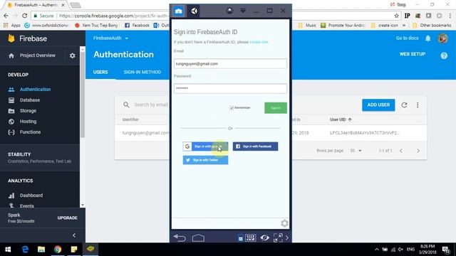 Firebase Authentication Android/iOS - Unity Template смотреть онлайн