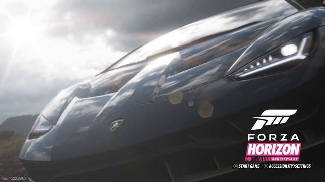 Extended Version! Forza Horizon 10th Anniversary FH1, FH2, FH3, FH4 Main Menu - Forza Horizon 5