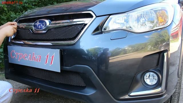 Защита радиатора PREMIUM SUBARU XV I рестайлинг 2016-н.в. - Strelka11.ru