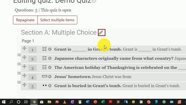 How to Add Sections to a Moodle Quiz or Exam смотреть онлайн
