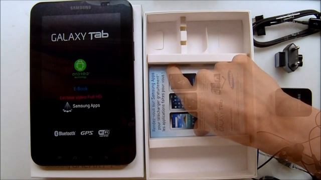 Samsung Galaxy Tab Android Internet Tablet - Unboxing смотреть онлайн