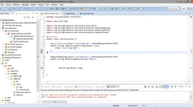 Spring MVC - 6 (Spring MVC Get User Data With @RequestParam ) смотреть онлайн