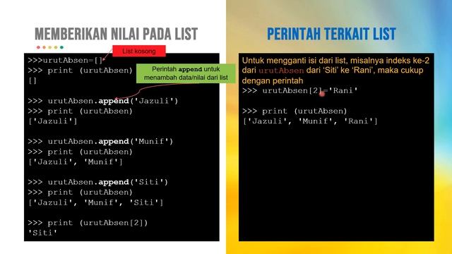 Belajar List dan Tuple dalam Python Bagi Pemula смотреть онлайн