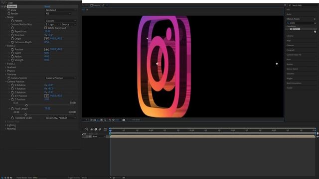 3D Logo Animation in 2 Minutes | After Effects Tutorial | No Plugins смотреть онлайн