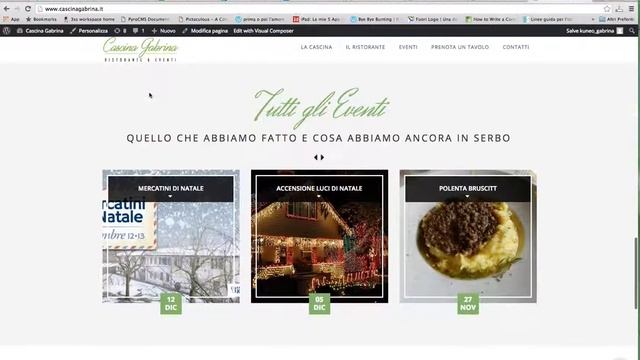 Come creare un crousel eventi su wordpress смотреть онлайн