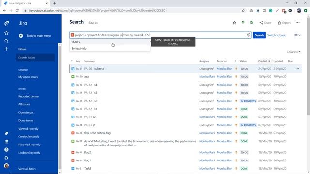 (#24) Create Search Filter in Jira | Quick Filters for scrum and Kanban Boards | Jira Tutorial смотреть онлайн
