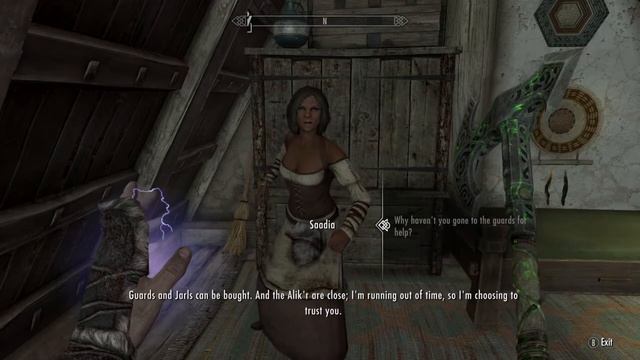 Skyrim Elder Scrolls V ( Episode 7 ) Another day for a Dova - A Woman in peril смотреть онлайн