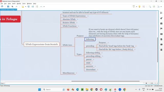 XPath Expressions - XPath Axes in Telugu - Selenium Java - Part 8 смотреть онлайн