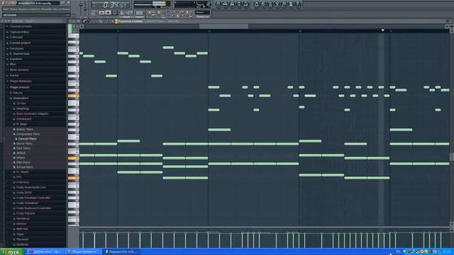 Requiem For A Dream on piano (FL Studio) смотреть онлайн