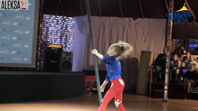 Pole Dance, Пол Денс - Pole Kids, Пол Дэнс Дети - Китайский пилон. Мария Грибенко, Aleksa