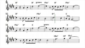 Amapola Alto Sax Sheet Music Backing Track Play Along Partitura