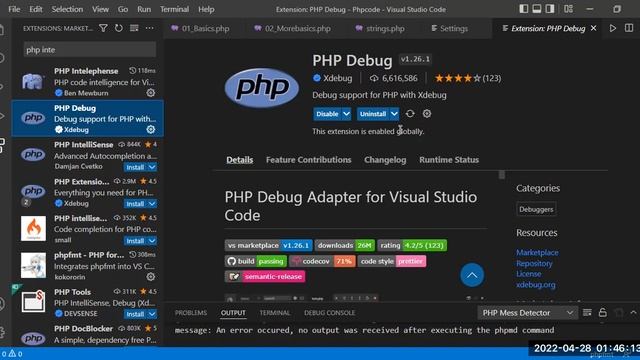 Top Extensions Installation for PHP Developer and Python Developer смотреть онлайн