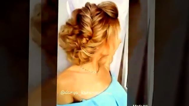 Верний макияж. Вечерняя прическа смотреть онлайн