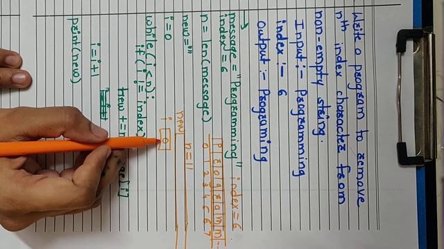 Write a python program to remove nth index character from non-empty string смотреть онлайн