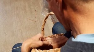 Оплетаем ручку без "узла" 6 часть