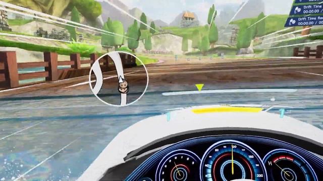 Обзора на игру Dash Dash World. Стоящий Mario Kart в VR ? смотреть онлайн