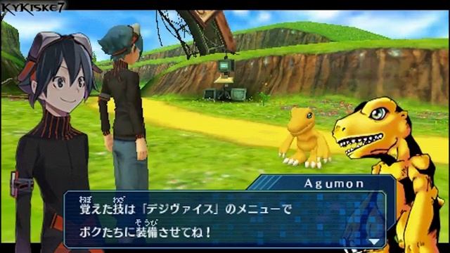 Digimon World Re: Digitize -01 - Beginning - Tutorial and First Battle: Black Gabumon смотреть онлайн