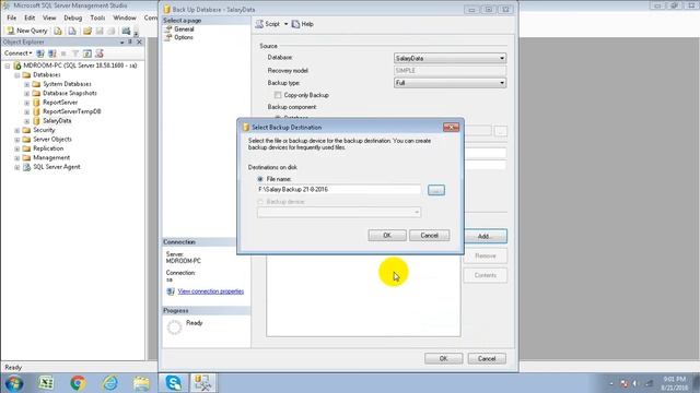 SQL Server Backup Simple full Backup Part-1 смотреть онлайн