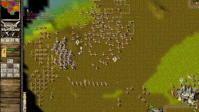 KaM Remake Secret Zone 4v4 Team Death Match Быстрый исход (сетевая игра) смотреть онлайн