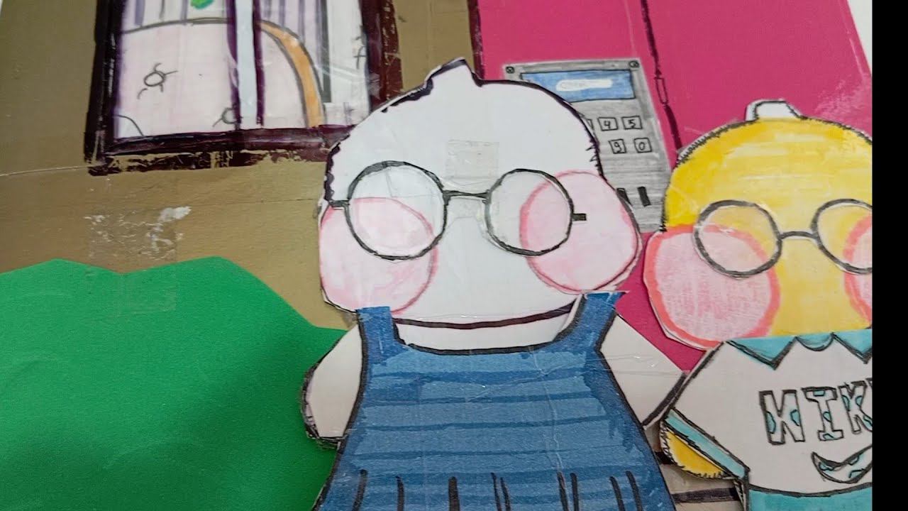 Мультик Про Бумажных Уточек 1серия /Мультик/Дом для кукол из бумаги! смотреть онлайн