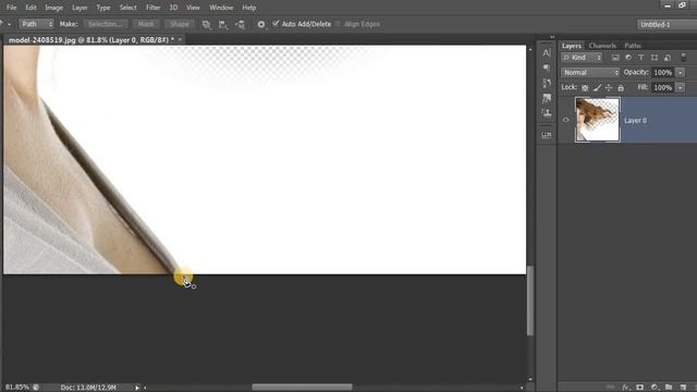 How to Remove Background in Photoshop in Hindi | Change Background | Photoshop background change смотреть онлайн