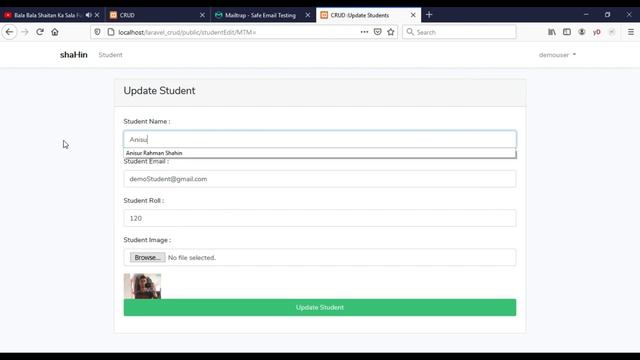 Laravel-7 CRUD with Mailtrap.io Verification смотреть онлайн