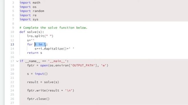 Capitalize! HackerRank Python Solution | CODE WITH NM смотреть онлайн